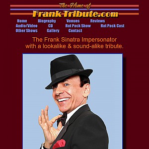 Las Vegas style Frank Sinatra Impersonator