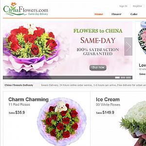 Send flowers to China
