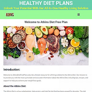 Atkins Free Diet Plan