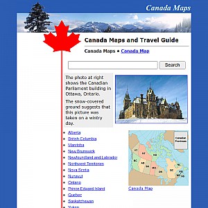 Canada Maps and Travel Guide