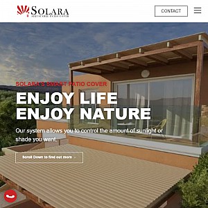 SOLARA - Adjustable Patio Covers