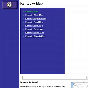 Kentucky Map - Maps of Kentucky
