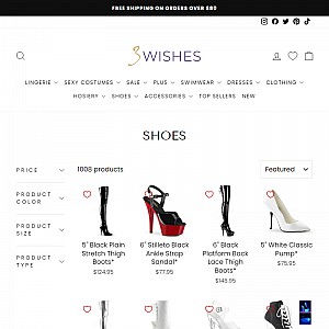 3 Wishes Sexy Shoes