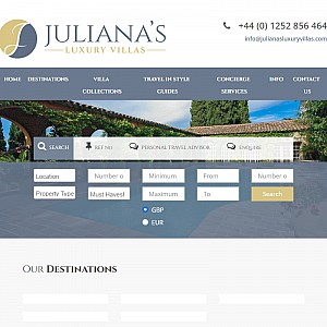 Juliana's Luxury Villas - Luxury villas around the Mediterranean
