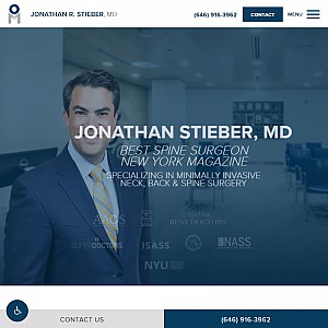 Jonathan R. Stieber, MD - Top Spine Surgeon NYC