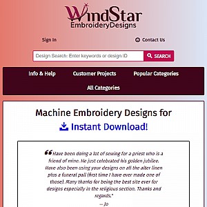 Windstar Embroidery
