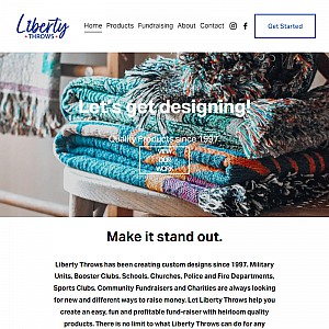 Liberty Logos Custom Stadium Blankets
