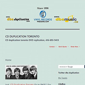 CD duplication toronto DVD replication, dvd manufacturing, DVD CD-ROM duplication Canada music audio