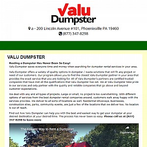 Valu Dumpster Rentals