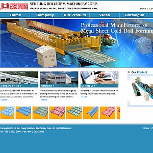 Sen Fung Rollform Machinery Corp-Professional Manufacturer of Metal Sheet Cold Roll Forming Machine