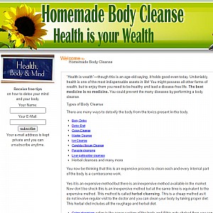 Homemade Colon Cleanse