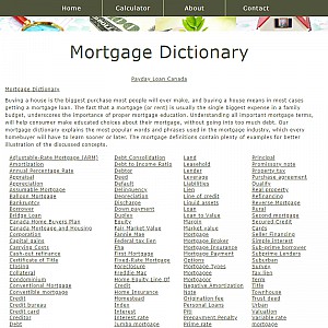 Mortgage Dictionary