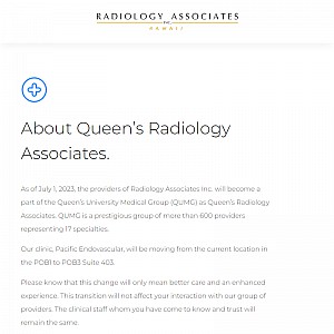 Radiology Associates of Honolulu, Hawaii