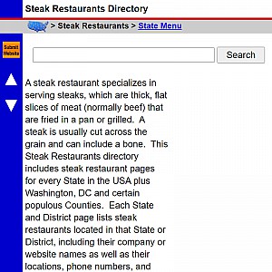 Steak Restaurants - Steak Restaurant Directory