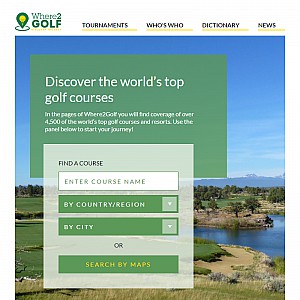 Where2Golf.com - The Golf Guide to the Top Courses.