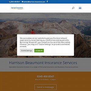 Harrison Beaumont Insurance Services - travel insurance, sports insurance, activity equipment insura