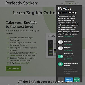 Perfectly Spoken - Learn English Online