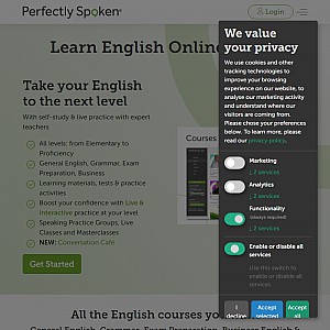 Perfectly Spoken - Learn English Online