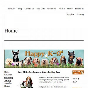 Welcome to Happyk-9.com!