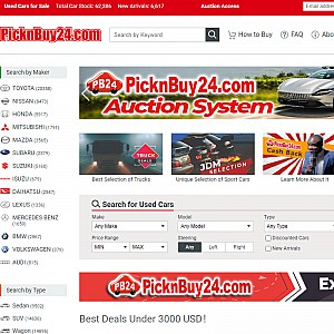 Picknbuy24.com Japanese car auction