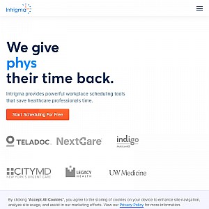 Intrigma Physician Scheduling Software