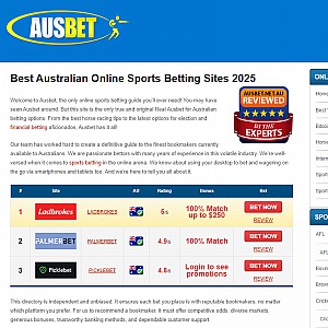 Best Online Sports Betting Sites Australia