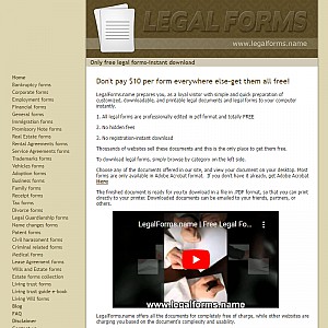 free legal forms