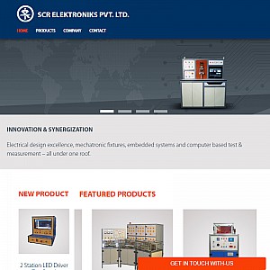Welcome to SCR Elektroniks corporate web-site.