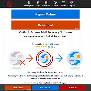 Express Outlook mail Recovery and Repair Tool