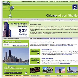 Chicago airport shuttle service