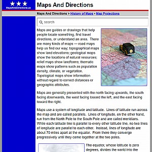 Maps And Directions - Online Maps and Driving Directions