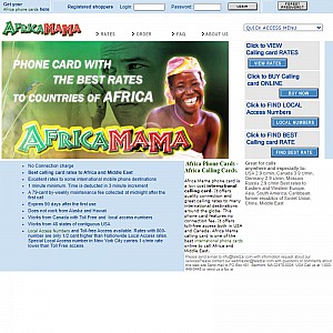 Africa Phone Card, Africa Calling Card