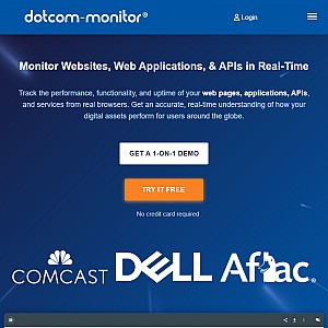 Dotcom Monitor Website Monitoring Services