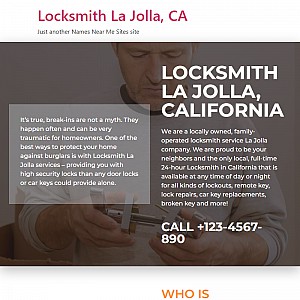 Locksmith La Jolla