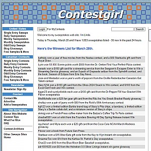 Sweepstakes and Contests Directory
