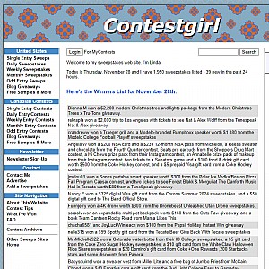 Sweepstakes and Contests Directory