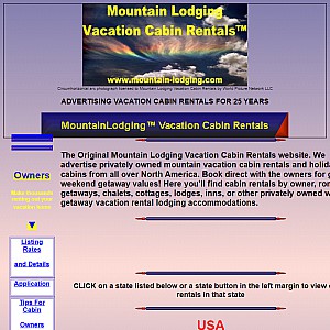 Mountain Lodging vacation cabin rentals - romantic weekend getaway escapes at vacation rentals