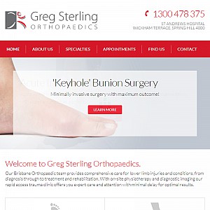 Dr Greg Sterling - Foot Surgeon Brisbane