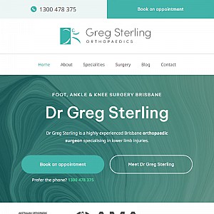 Dr Greg Sterling - Foot Surgeon Brisbane