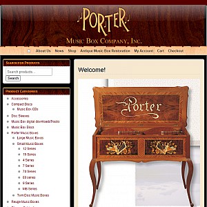 Porter Music Box - Manufacturers of world renowned superior heirloom instruments