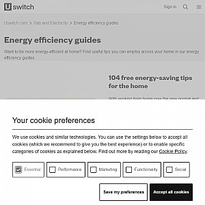 Energy Saving Tips from uSwitch