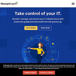 Network Management, Server Management, Help Desk, Application Management - ManageEngine