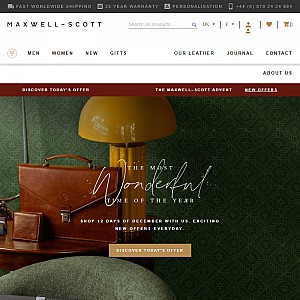 Luxury Italian Leather Bags from Maxwell Scott