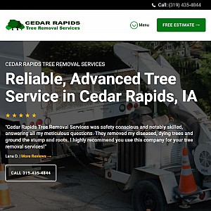 Cedar Rapids Tree Removal Services