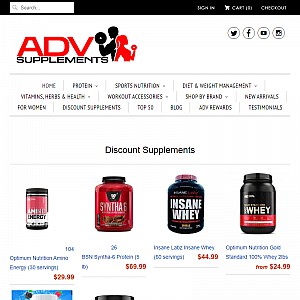 Advantage Supplements.com – Whey Protein