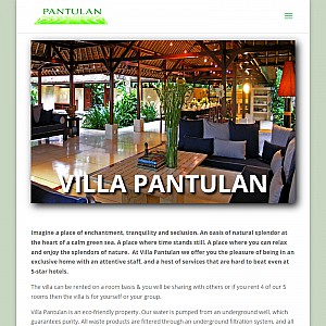Luxury, Enchantment and Seclusion await you at Villa Pantulan
