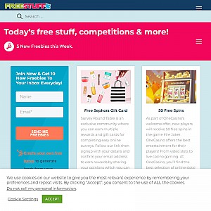 Free Stuff Canada - Free Samples, Competitions, Freebies