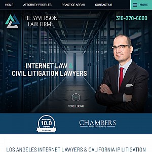 Erik Syverson, Internet Law Attorney