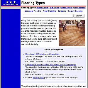 Flooring Types - Flooring Materials