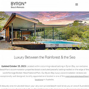 Luxury accommodation Byron Bay - Byron Beach Retreats